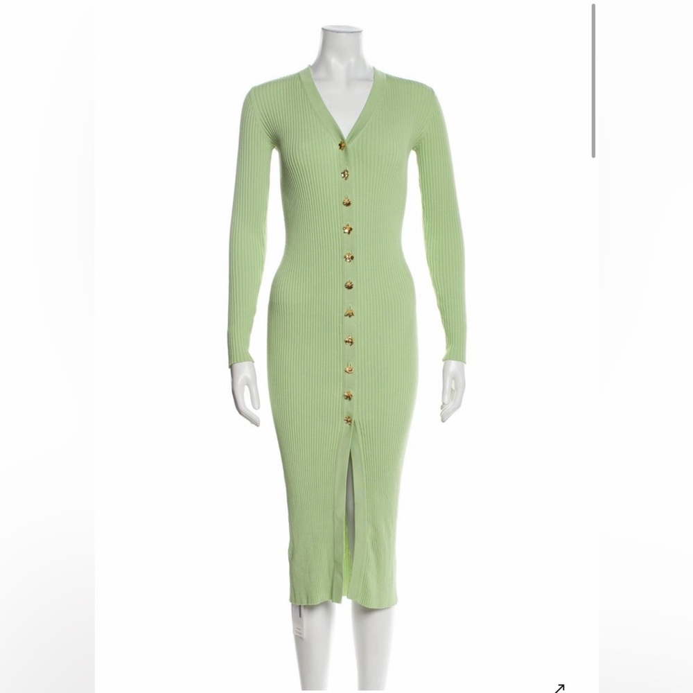 STAUD Shoko light green sweater dress. SMALL. Price is negotiable :)